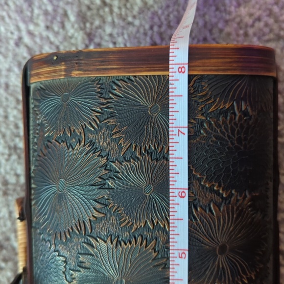 Vintage mid century wooden purse - Picture 8 of 9